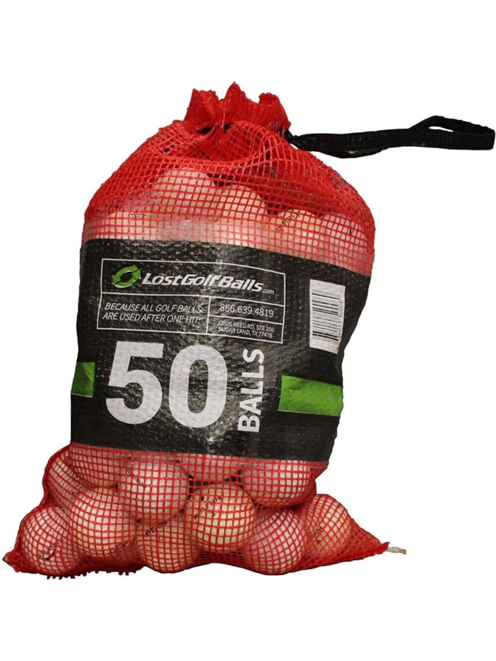 Eco-Friendly Recycled Golf Balls Mix - 50 Count, Perfect for All Skill Levels